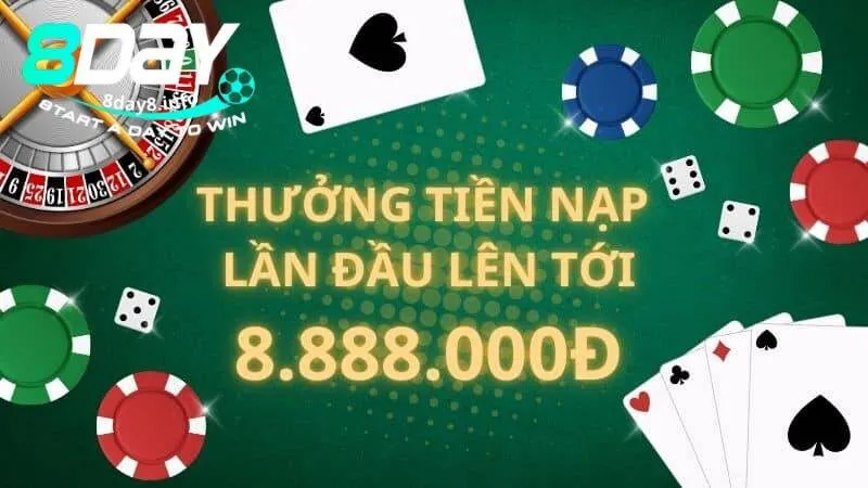 ưu đãi chào mừng tân thủ từ 8Day